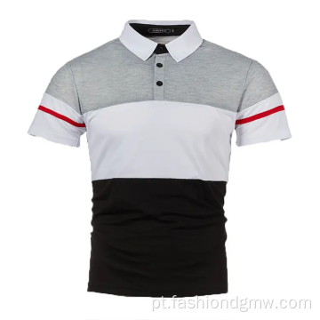 Design de camisa de roupas de golfe Camisas pólo personalizadas